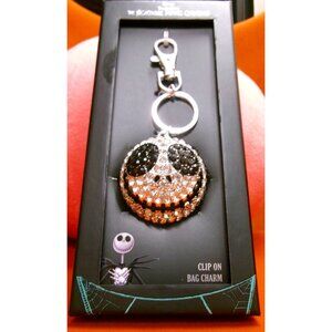 Jack Skellington Rhinestone Bag Charm - Nightmare Before Christmas